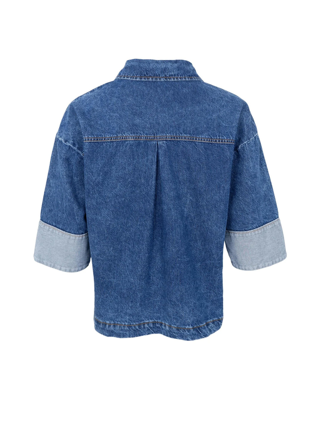 Black Colour - Izzy Denim Jakke - Mid Blue