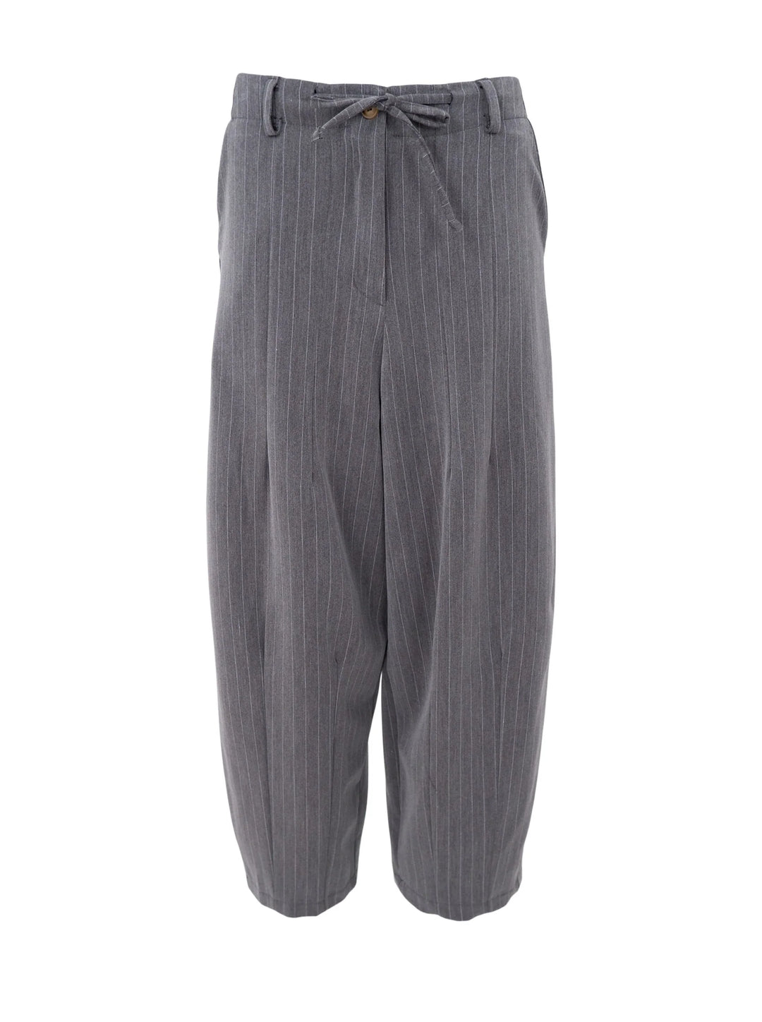 Black Colour - Verona Barrel Baggy pants - Grey