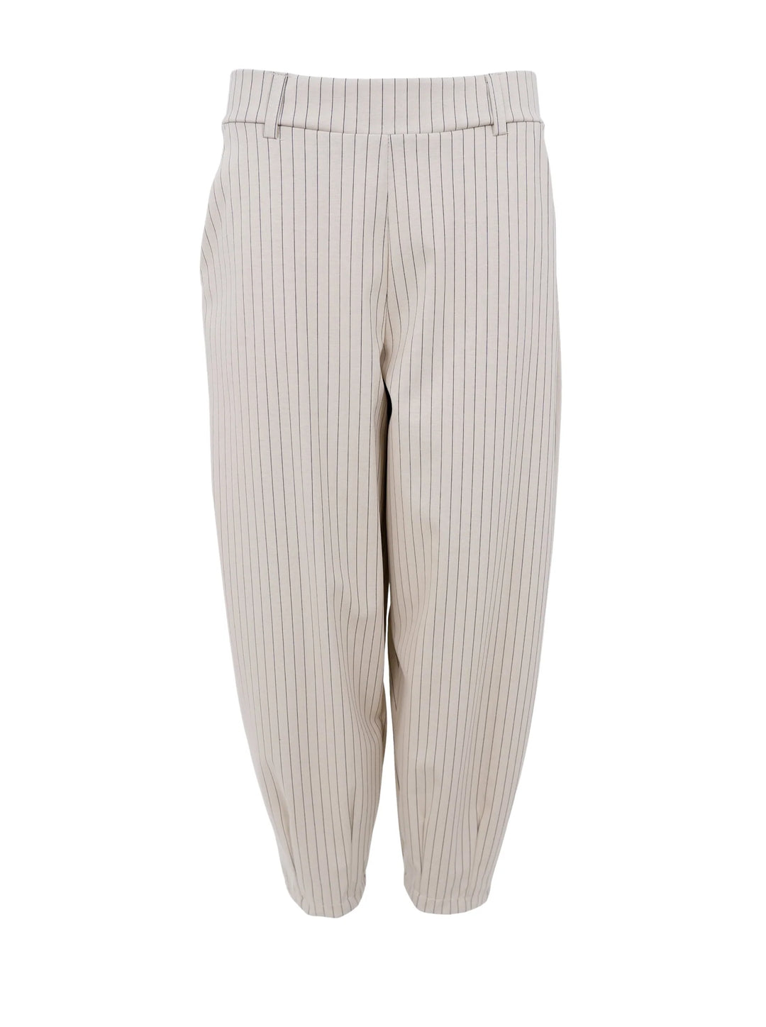 Black Colour - Milano Barrel Bukser - Kit Stripe