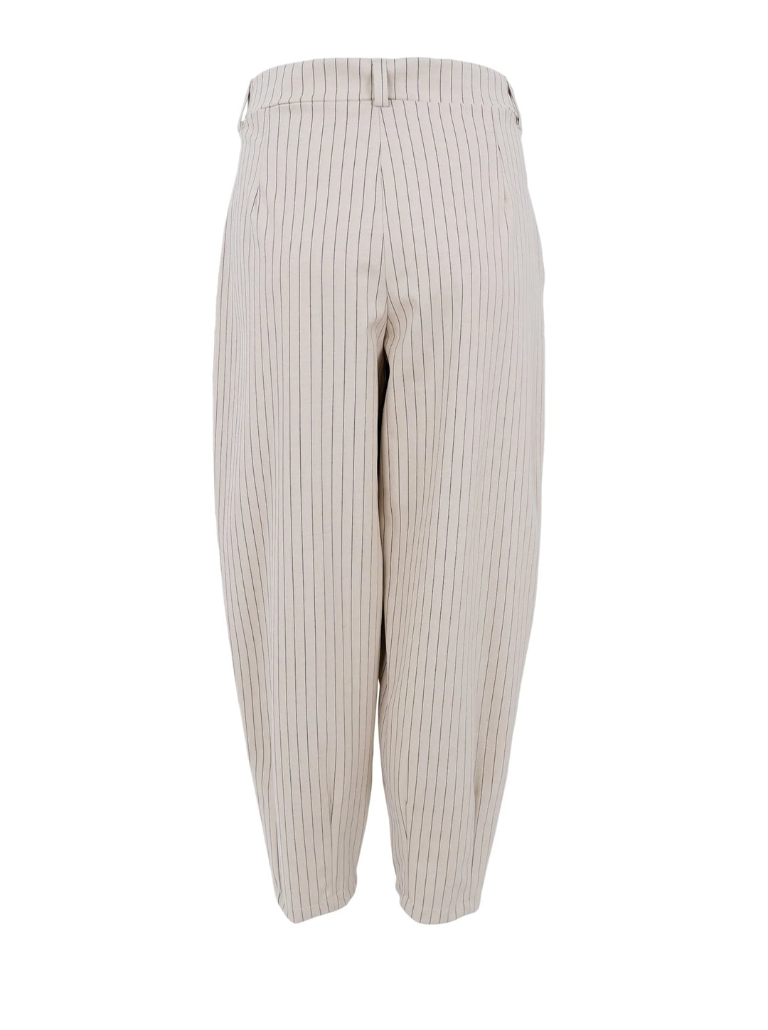 Black Colour - Milano Barrel Bukser - Kit Stripe