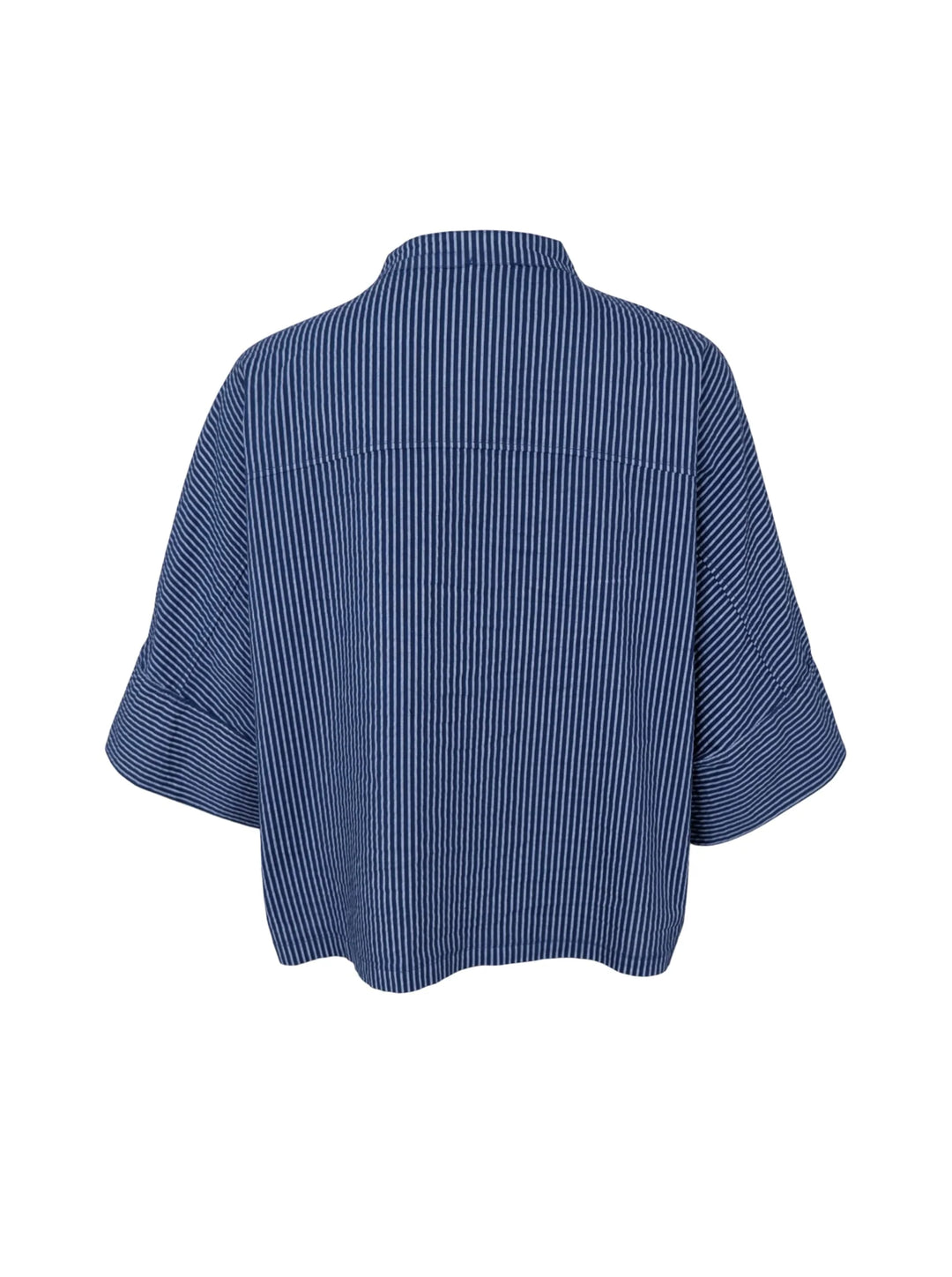 Black Colour - Ally Loose shirt - Navy - Onesize