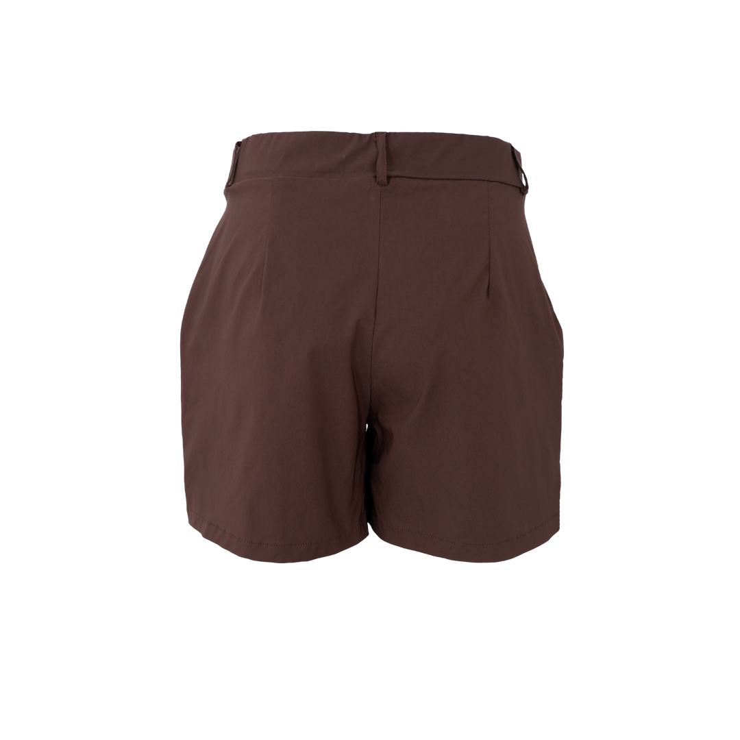 Black Colour - Beate Shorts - Coffee