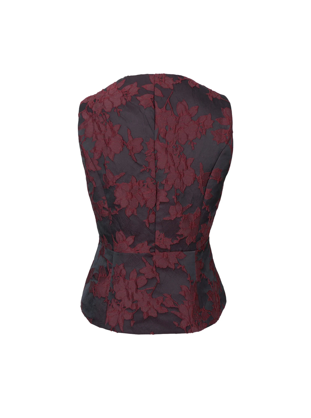 Black Colour - Vienna Vest - Wine