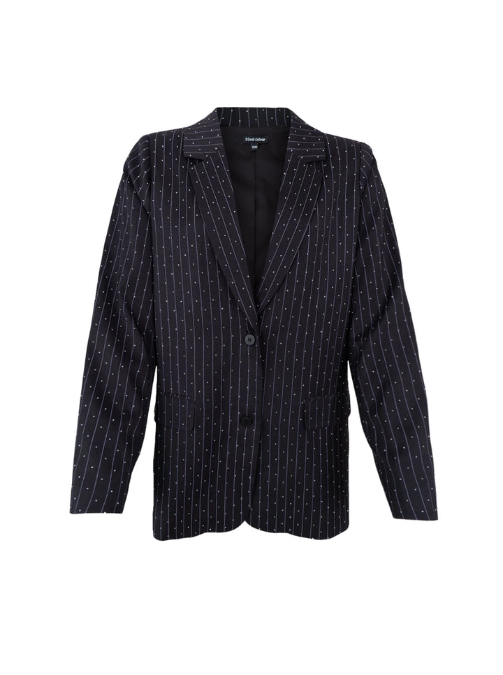 Black Colour - Angelica Strass Blazer - Black