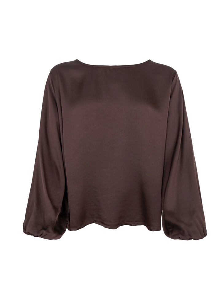 Black Colour - Mabel LS Bluse - Onesize
