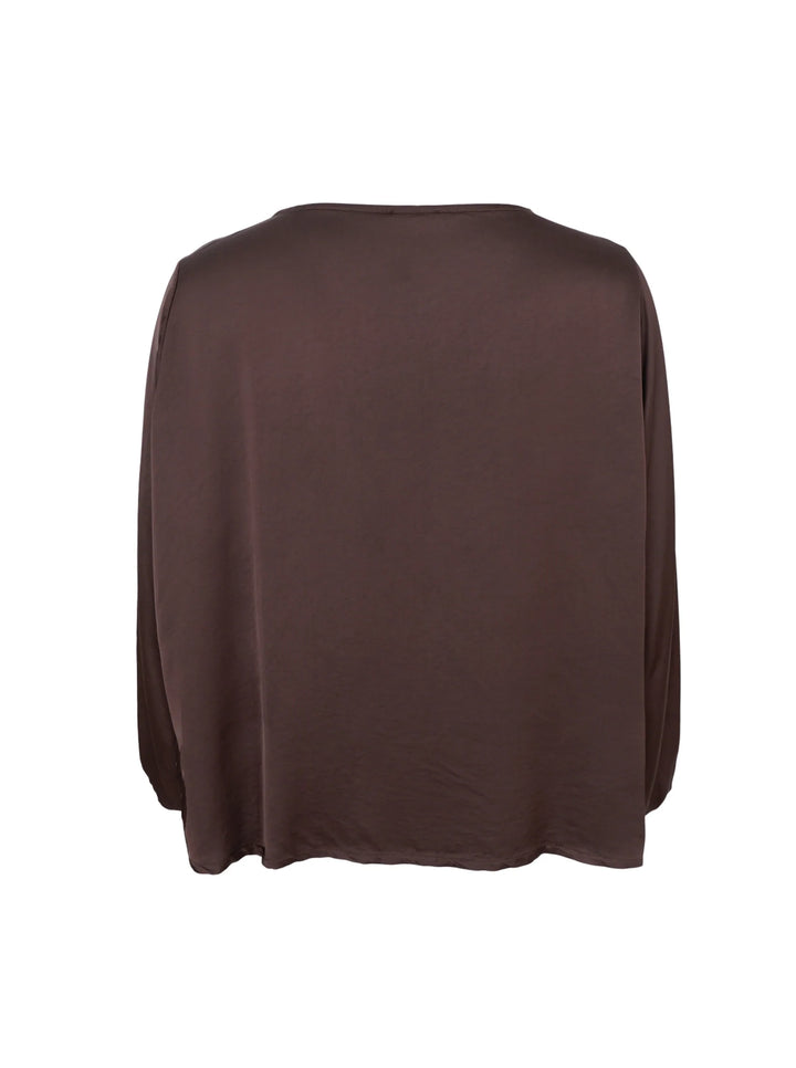 Black Colour - Mabel LS Bluse - Onesize