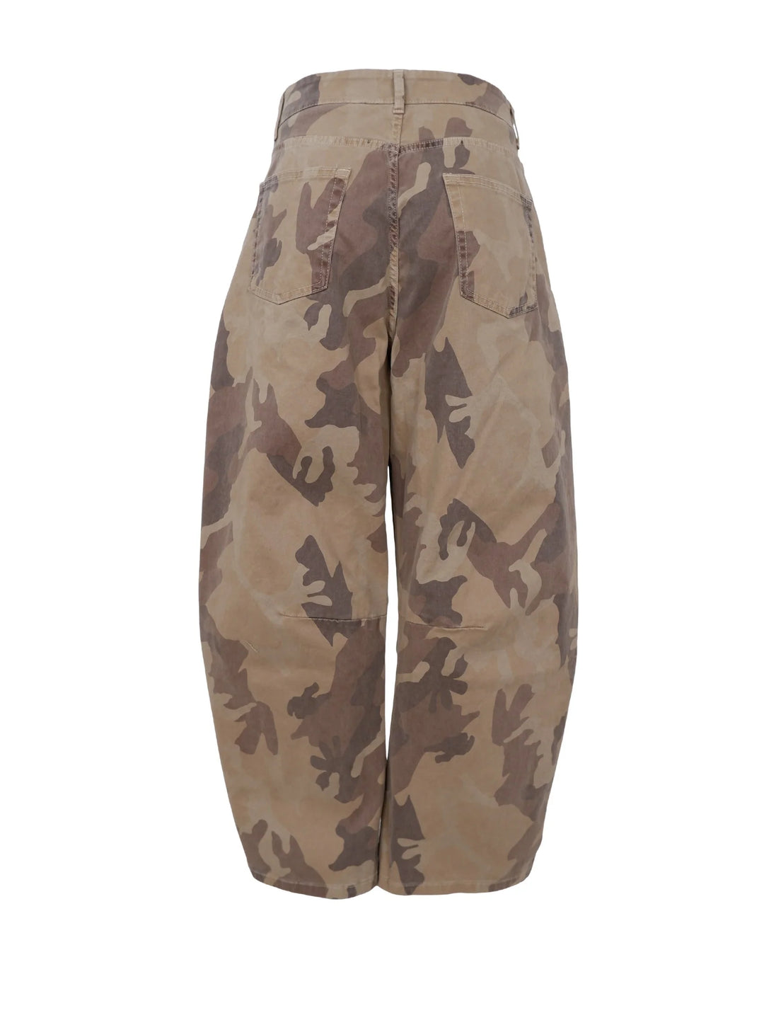 Black Colour - Aila Barrel Bukser - Camouflage