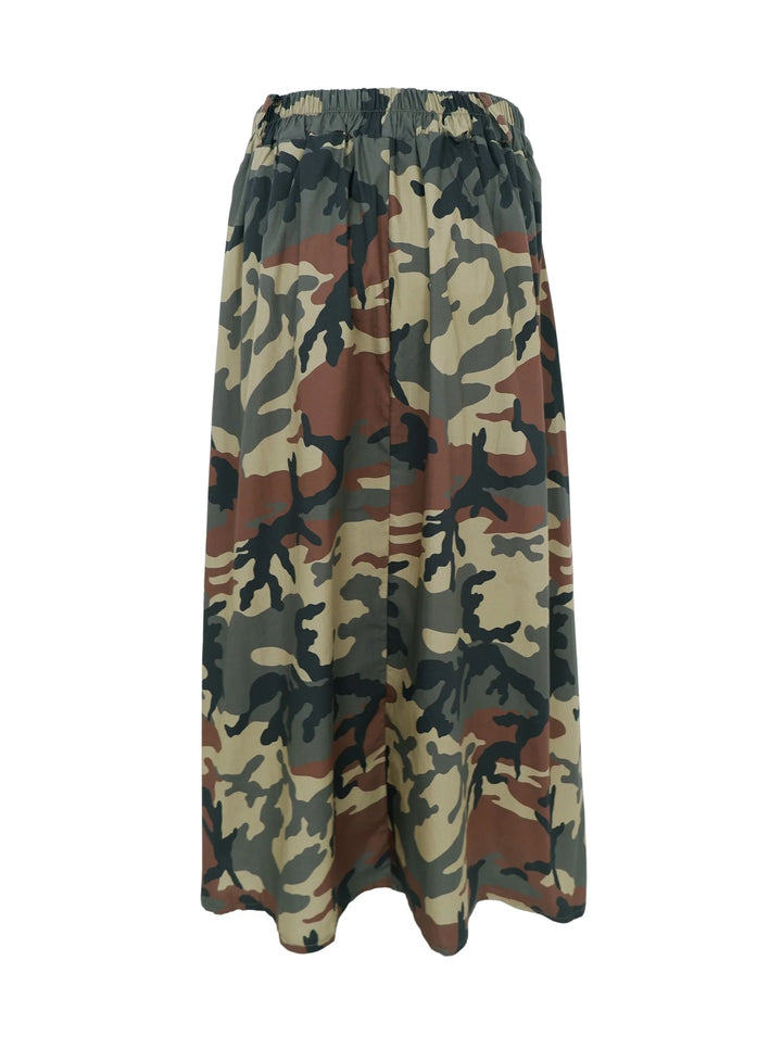 Black Colour - Paprica Nederdel - Camouflage