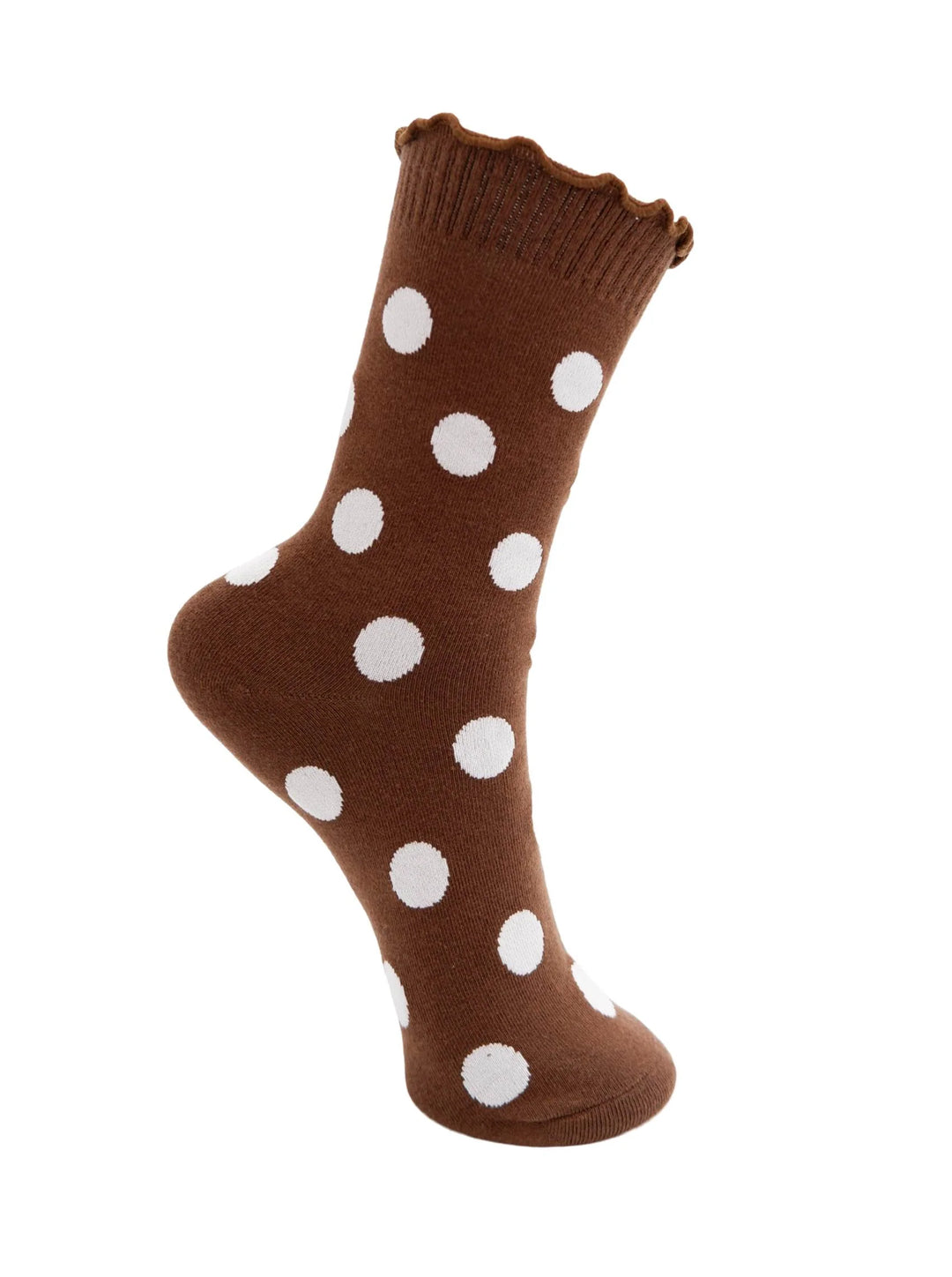 Black Colour - Naike Socks - Mocca Dot - Onesize
