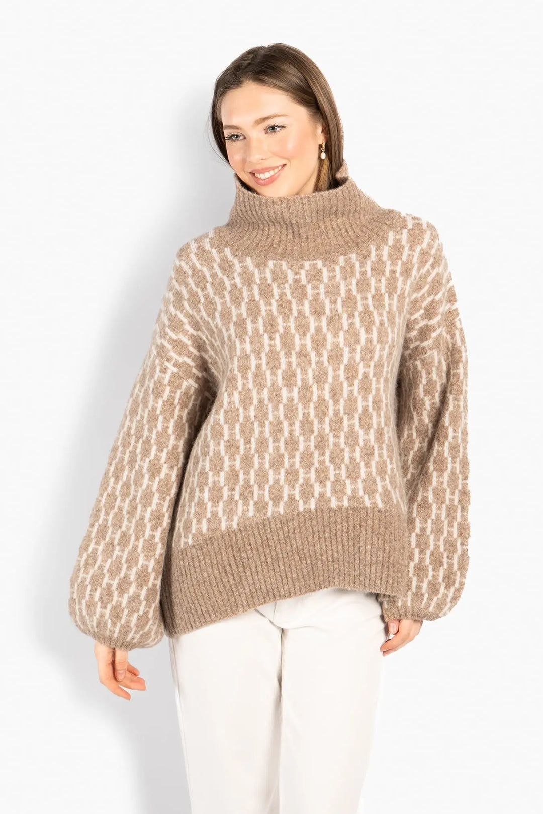 Hést - fam New Pattern - Light Brown Melange