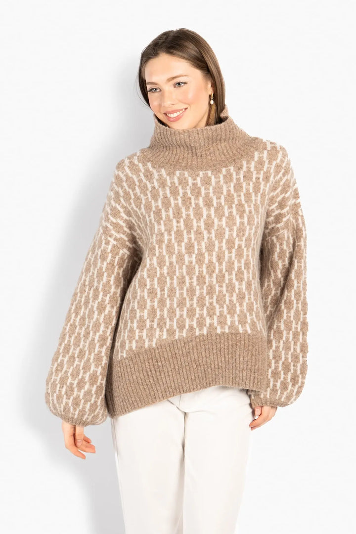 Hést - fam New Pattern - Light Brown Melange