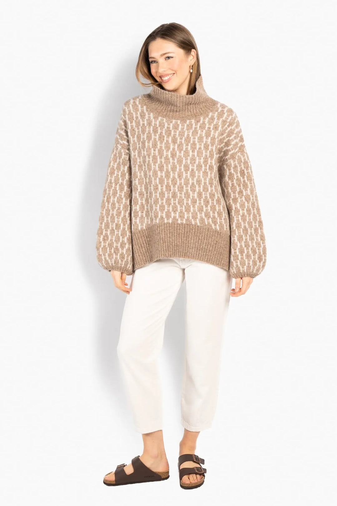 Hést - fam New Pattern - Light Brown Melange