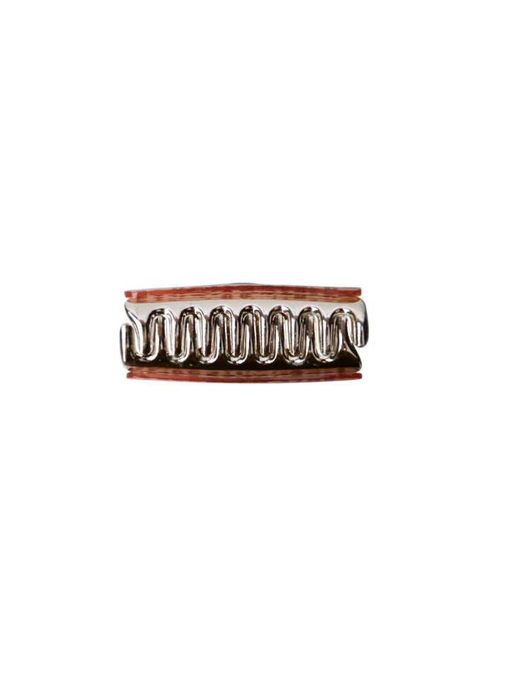 Black Colour - Kaz Hair Claw - Camel Leo