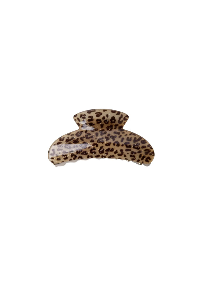 Black Colour - Kaz Hair Claw - Creme Leo