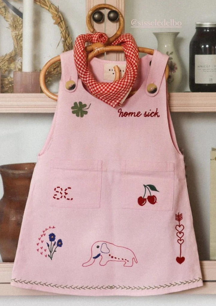 Sissel Edelbo - Magda Mini Kjole - Pink - 3-4 years
