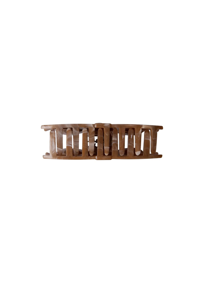 Black Colour - Gale Hair Claw - Coffee