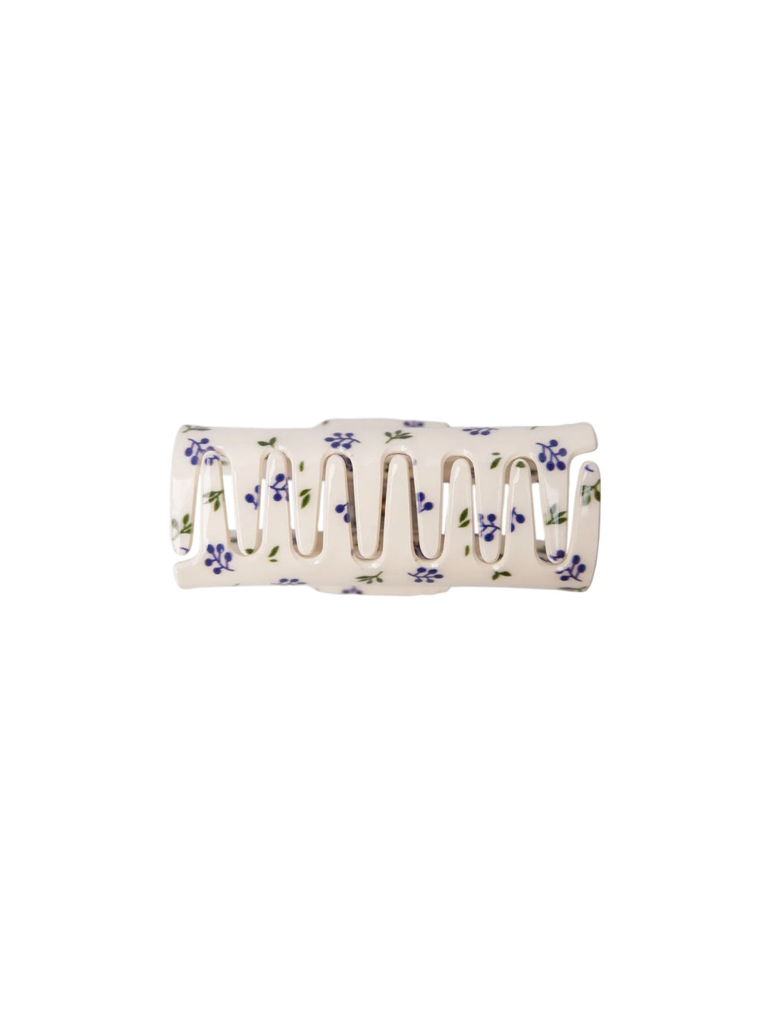 Black Colour - Berlin Berry Hair Claw - Creme Blue