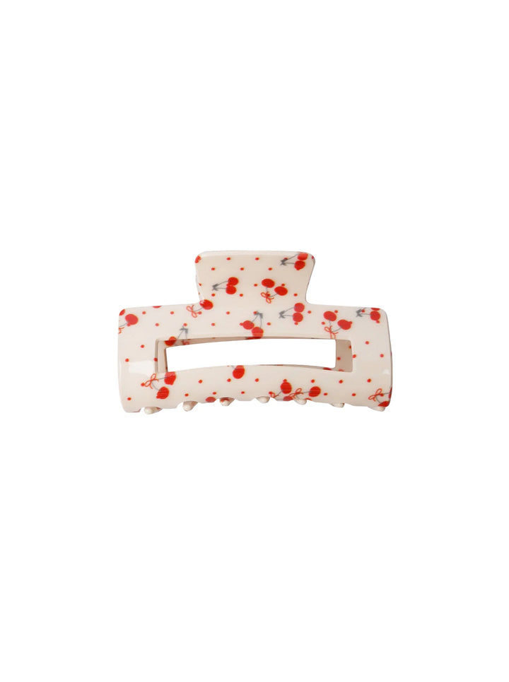 Black Colour - Berlin Berry Hair Claw - Creme Red