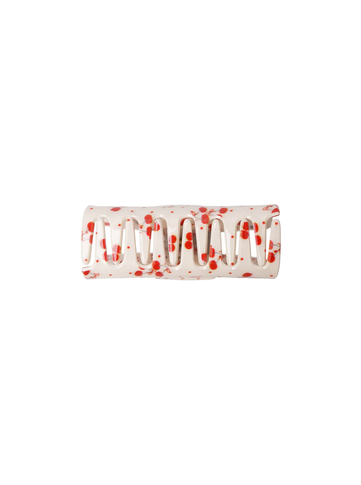 Black Colour - Berlin Berry Hair Claw - Creme Red