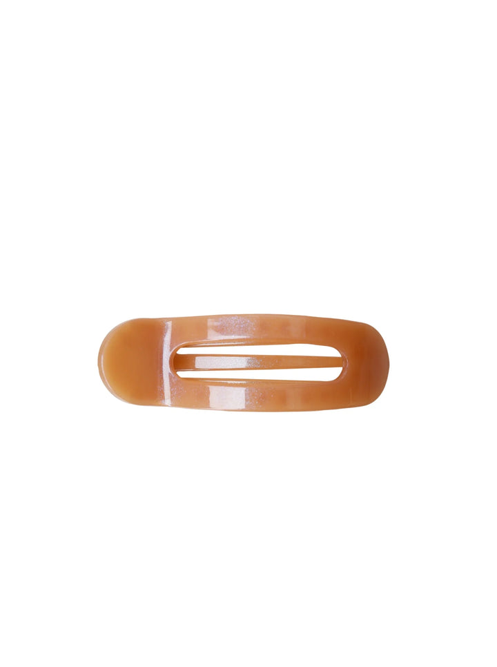 Black Colour - Sussi Transparent Hair Claw - Amber