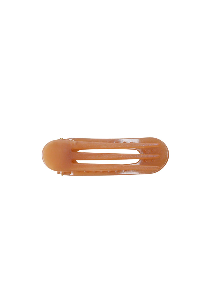 Black Colour - Sussi Transparent Hair Claw - Amber