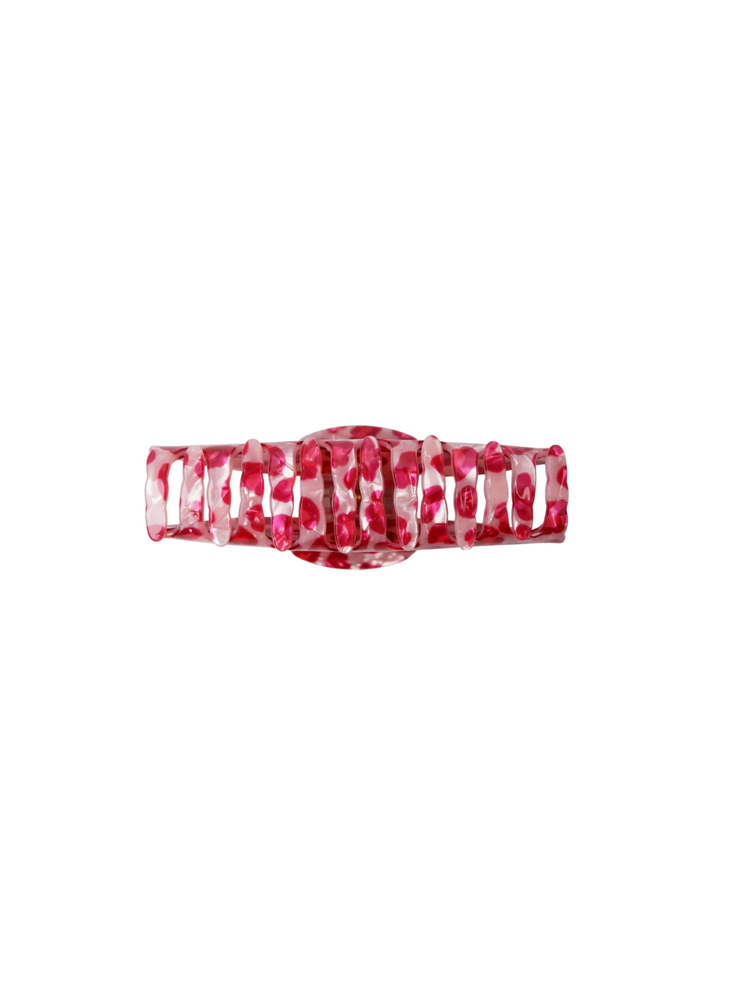 Black Colour - Flick Hair Claw - Pink