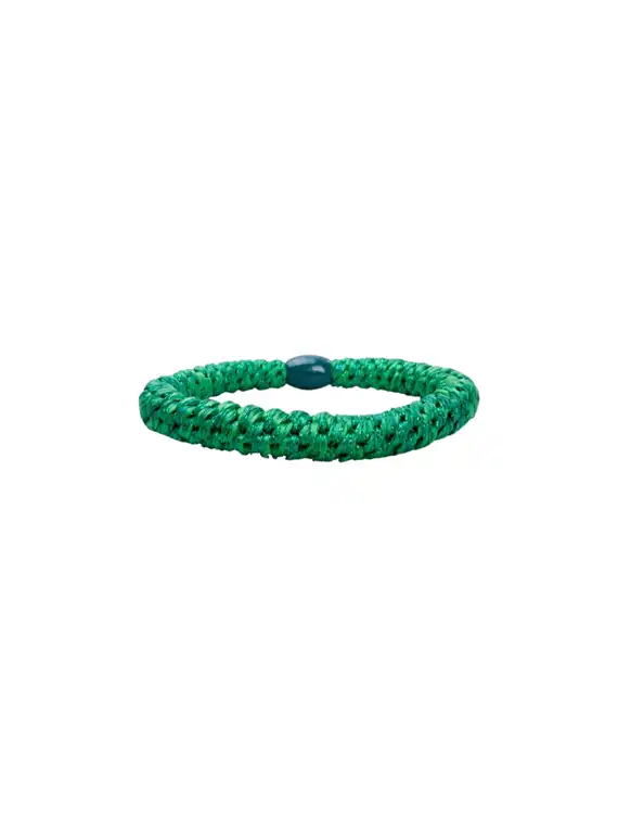 Black Colour - Kally Elastik - Glitter Green - Onesize