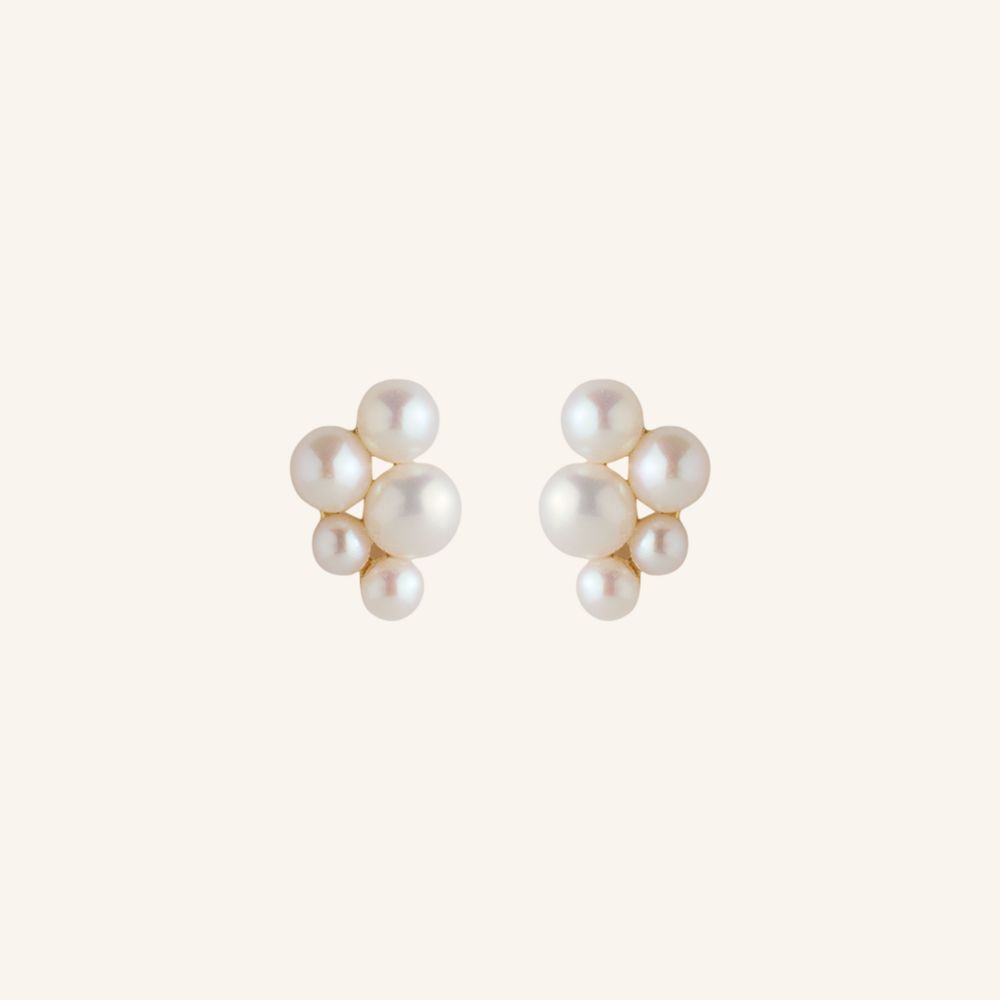 Pernille Corydon - Ocean Bay Ørestikker - Guld - 9,6mm