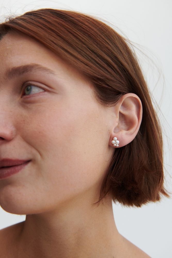 Pernille Corydon - Ocean Bay Ørestikker - Guld - 9,6mm