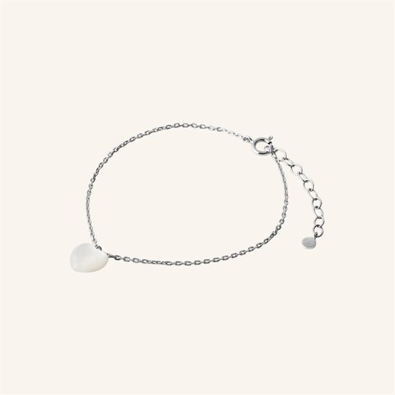 Pernille Corydon - Ocean Heart Armbånd - Sølv - Adj 16-19