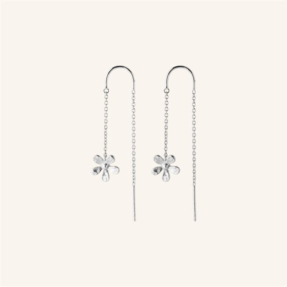 Pernille Corydon - Wild Poppy Earchains - Sølv - 50mm