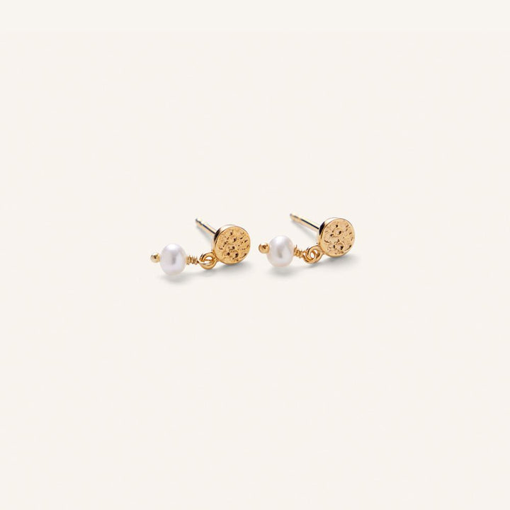 Pernille Corydon - Ocean Nature Ørestikker - Guld - 12mm