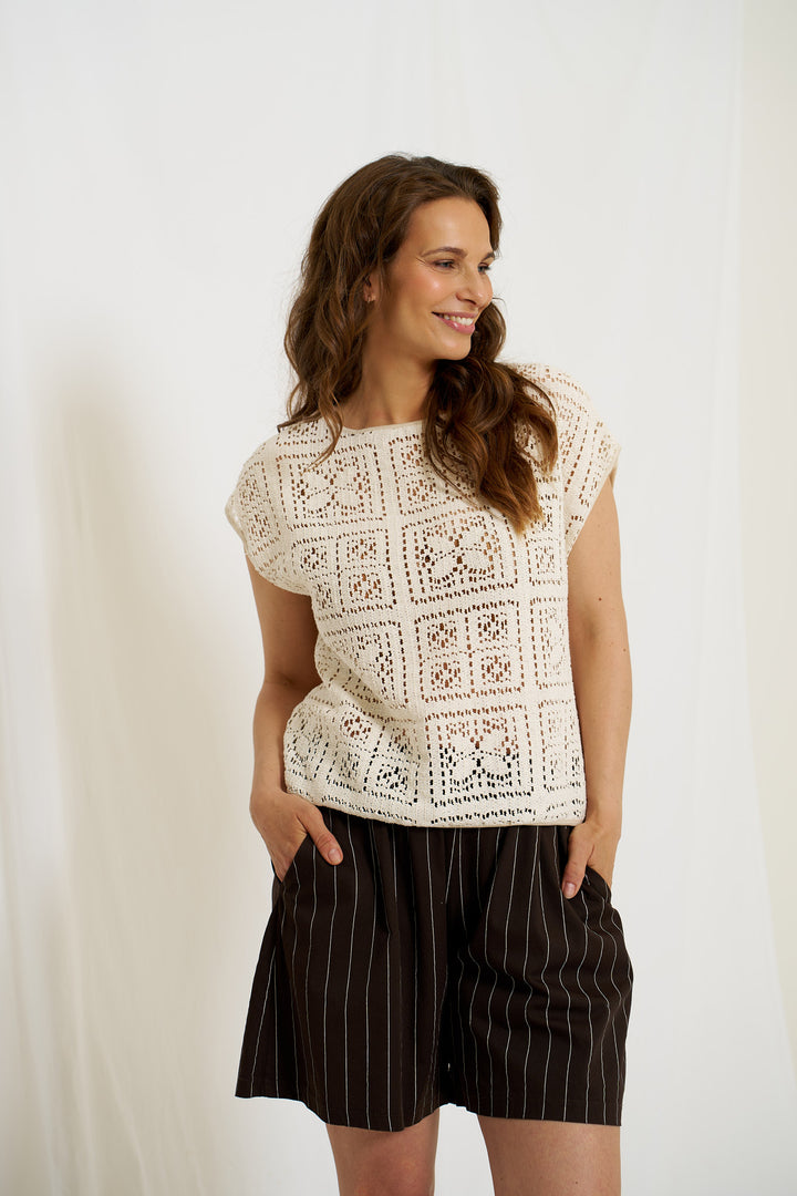 Marta - Diora Bluse - Neutrale - Onesize