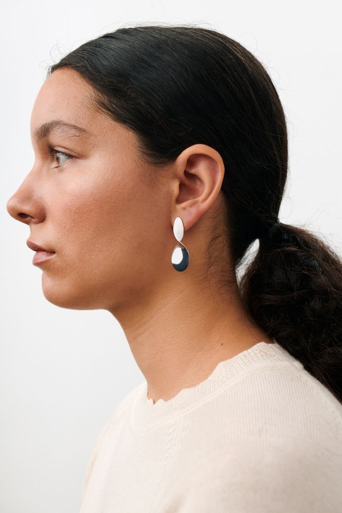 Pernille Corydon - La Pausa Øreringe - 40 mm