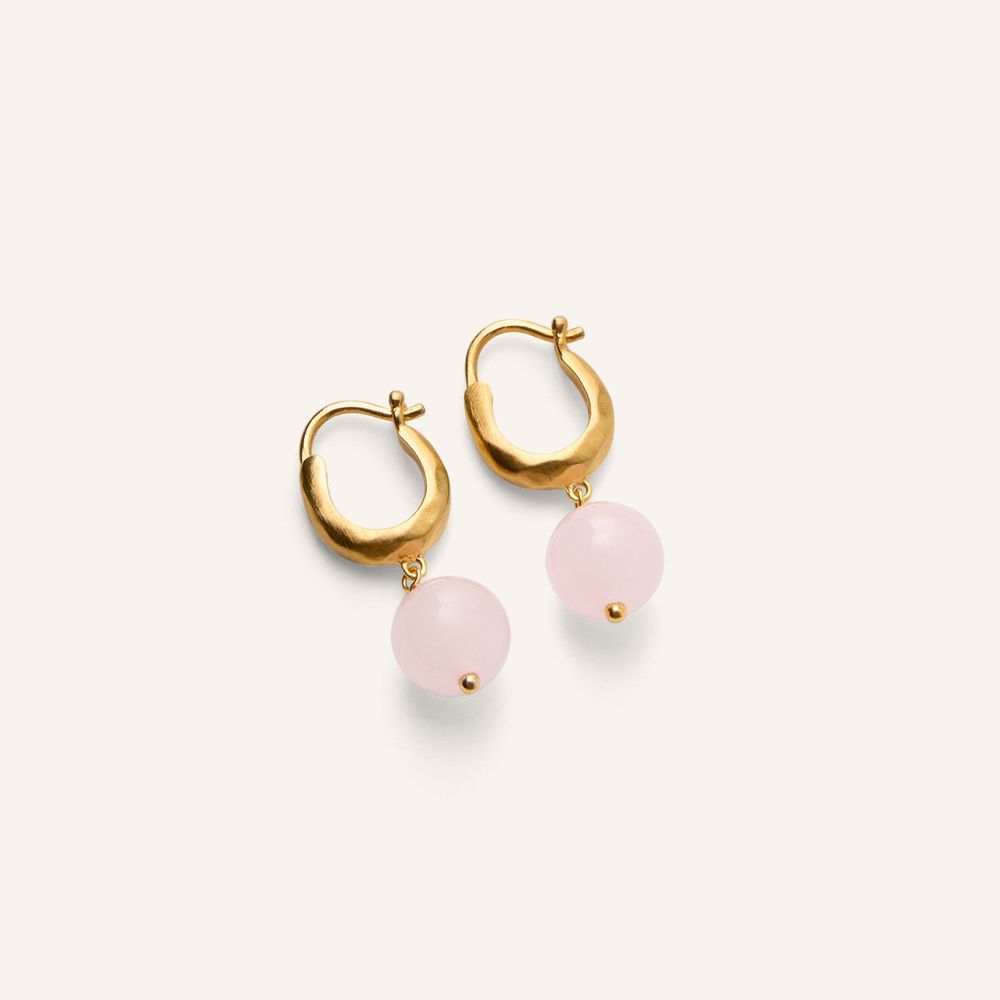 Pernille Corydon - Blush Øreringe - Guld - 26mm