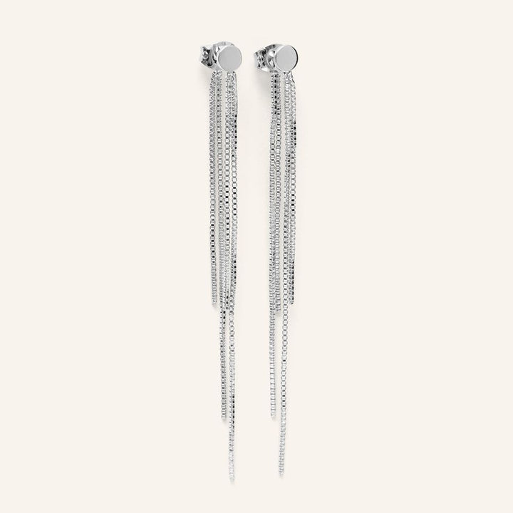 Pernille Corydon - Airy Earrings - 80mm - Silver