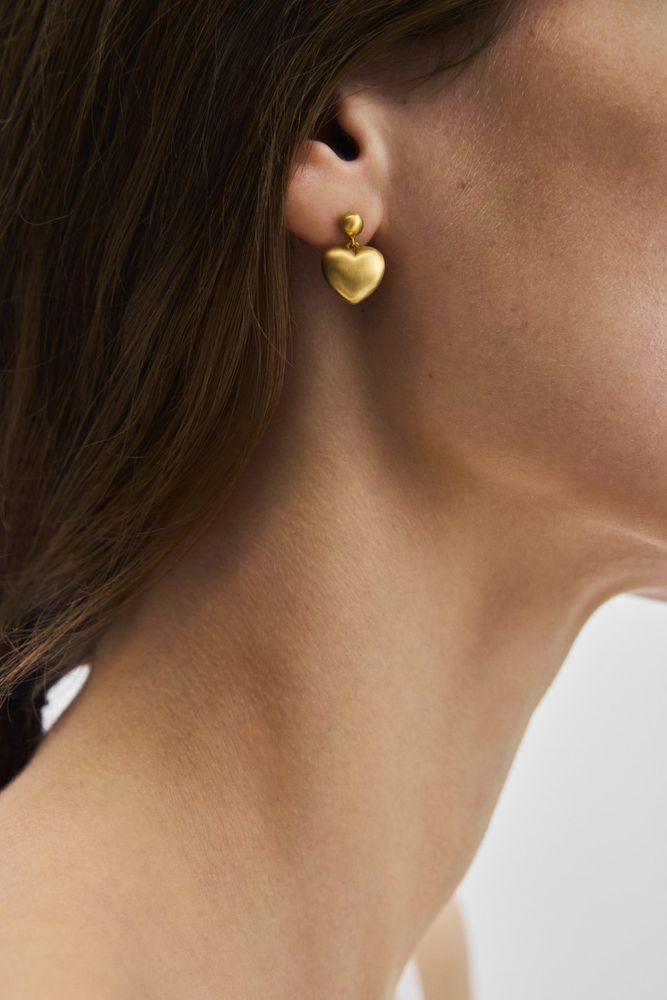 Pernille Corydon - Desire Øreringe - 18mm - Guld