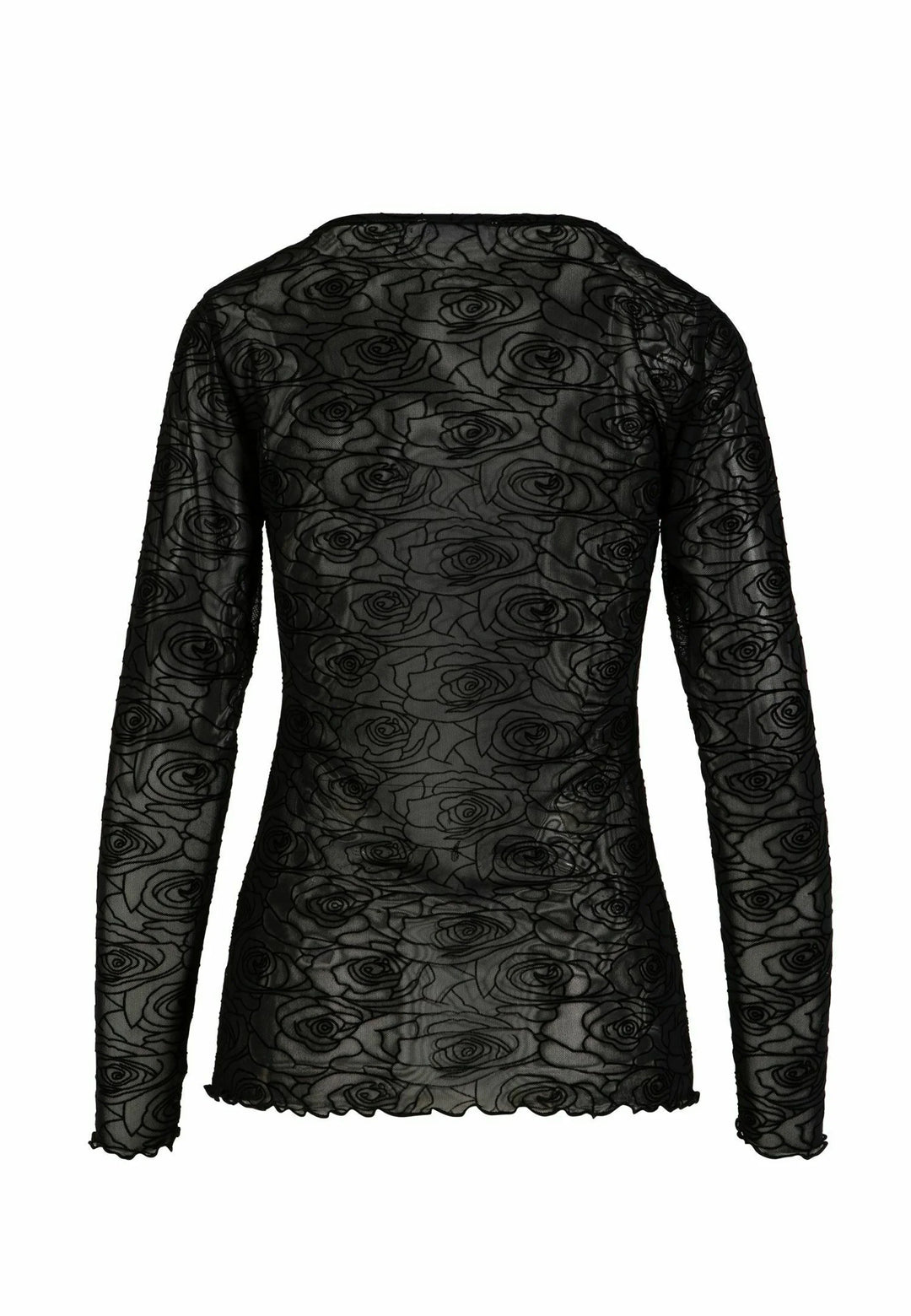 Mos Mosh - Rose Mesh Bluse - Black