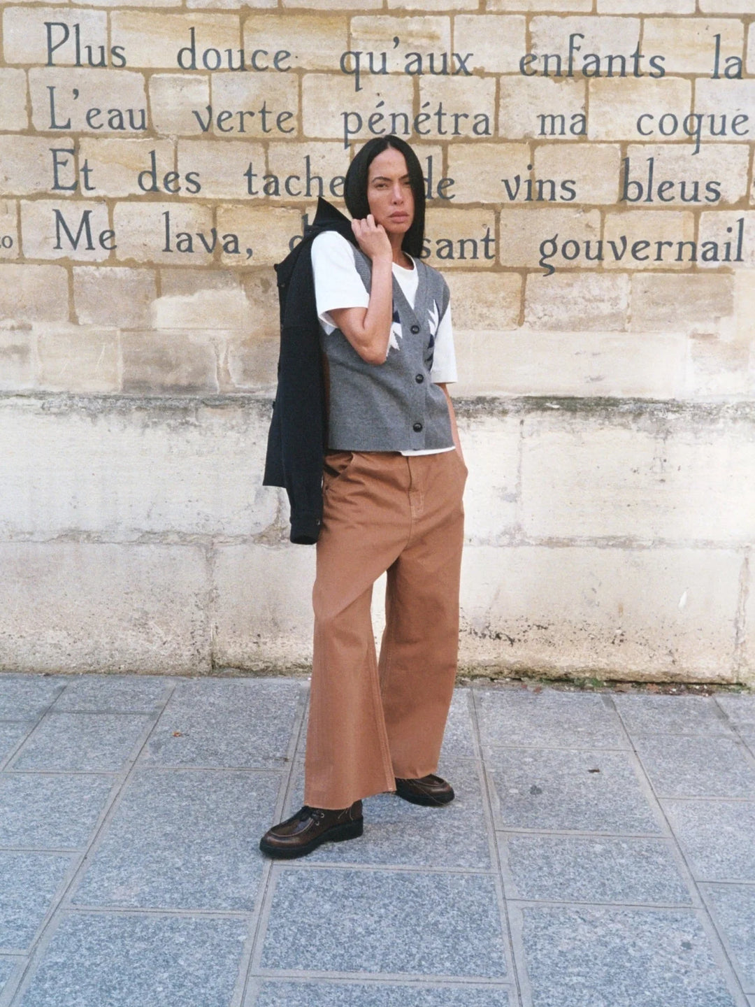 Heyanno - Full Herringbone Bukser - Foxtrot - Cropped