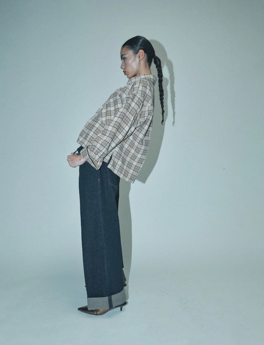 HeyAnno - Mirror Check Skjorte - Foxtrot