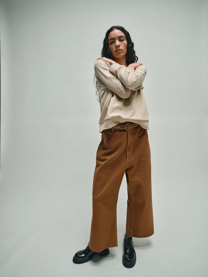 Heyanno - Full Herringbone Bukser - Foxtrot - Cropped