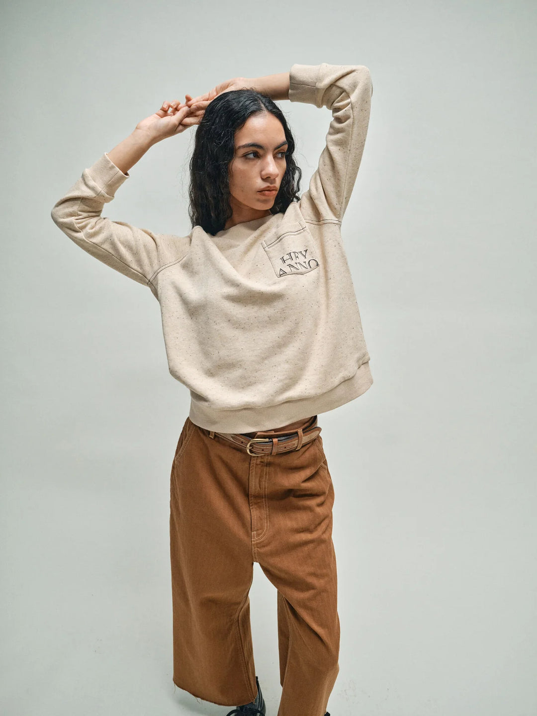 Heyanno - Full Herringbone Bukser - Foxtrot - Cropped