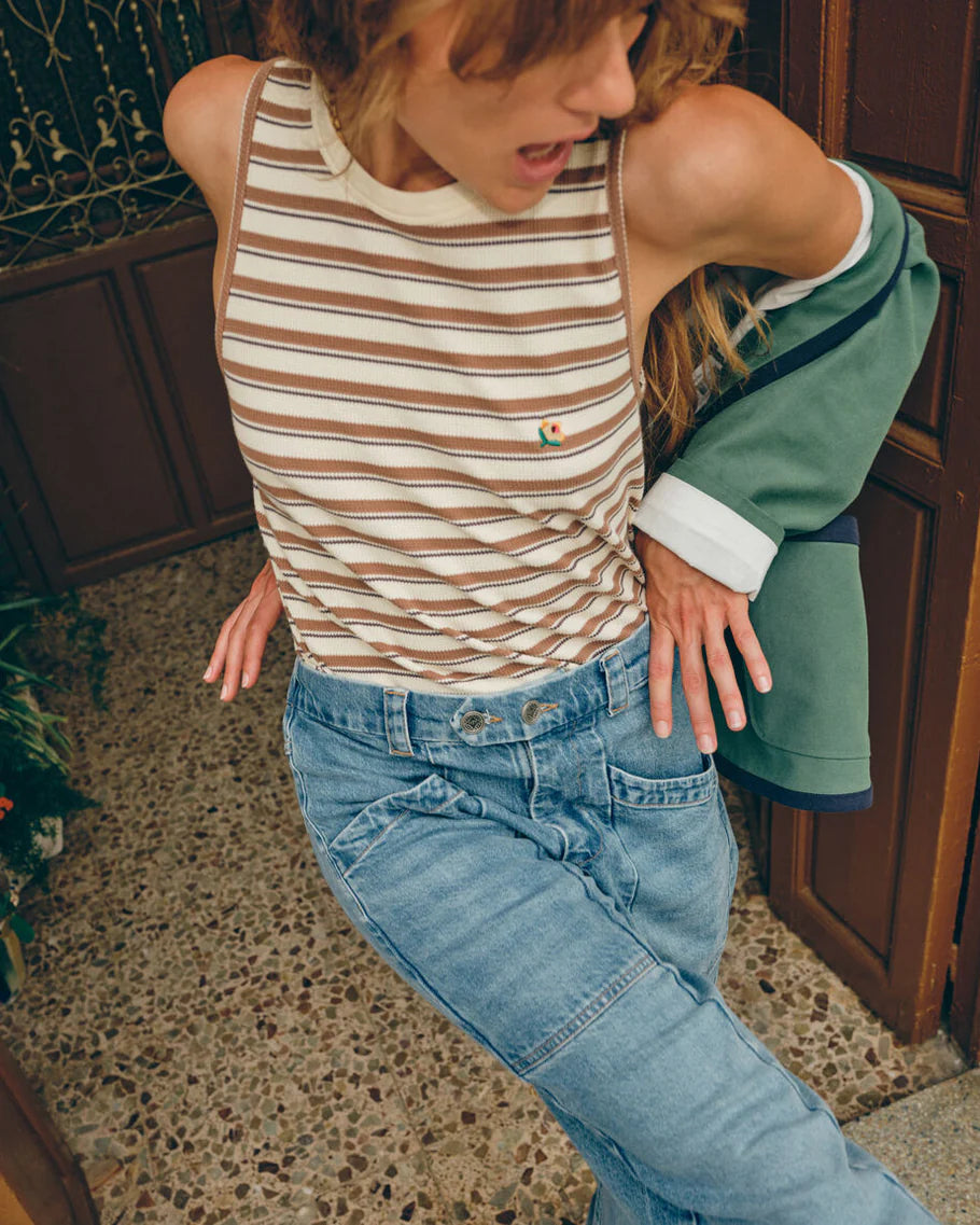 Heyanno - Era Stripe Top - Foxtrot