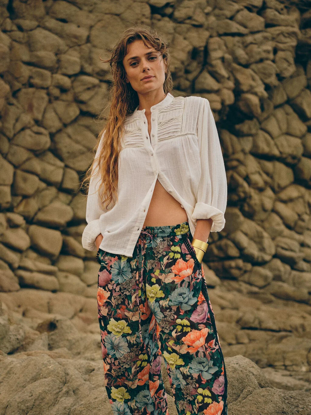 Heyanno - Story Lace Blouse - Ecru