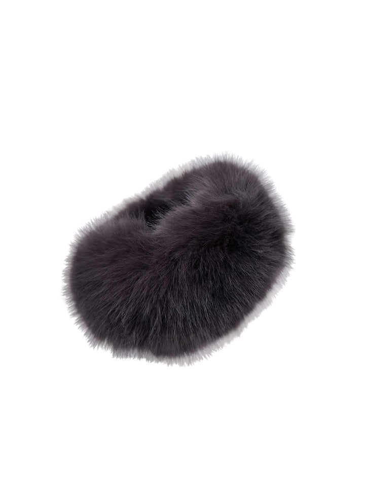 Black Colour -Lida Soft Hårbånd - Asphalt - Onesize