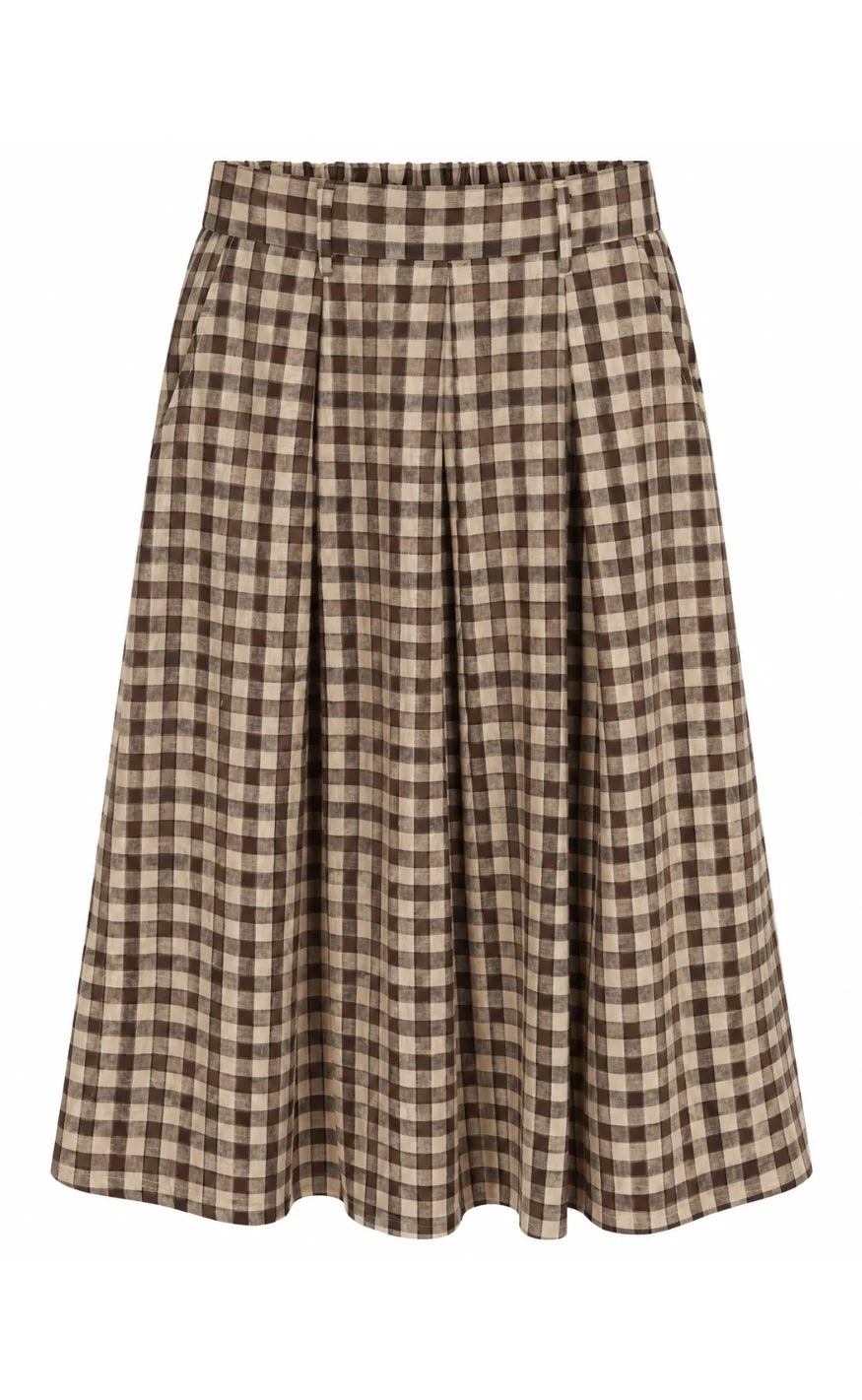 Marta - Amsonia Nederdel - Brown
