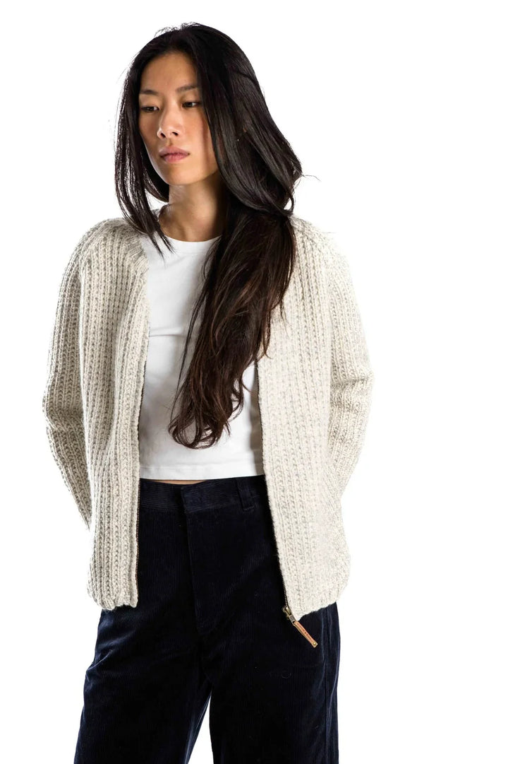 Fuza Wool - Sol Cardigan - Natural