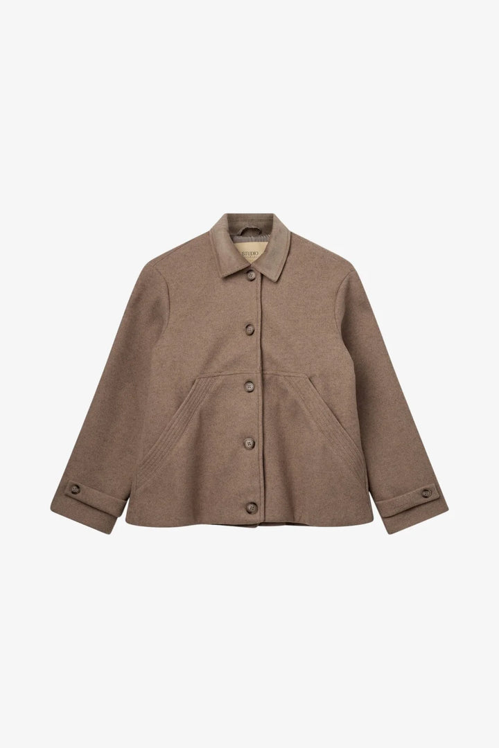 Kopenhaken - Wooli Studio Jacket - Morel Brown