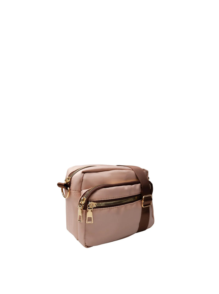 Black Colour - Viggy Nylon Bag Small - Pearl