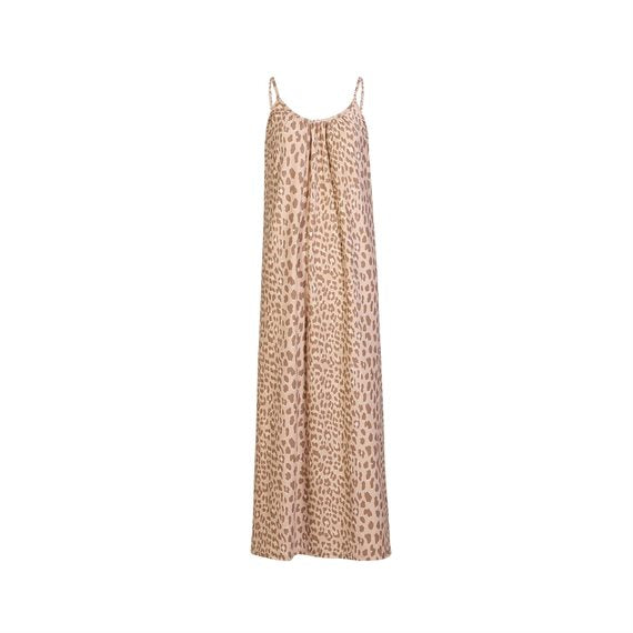 Liberte - Alma Long Strop Kjole - Desert Lux Leo